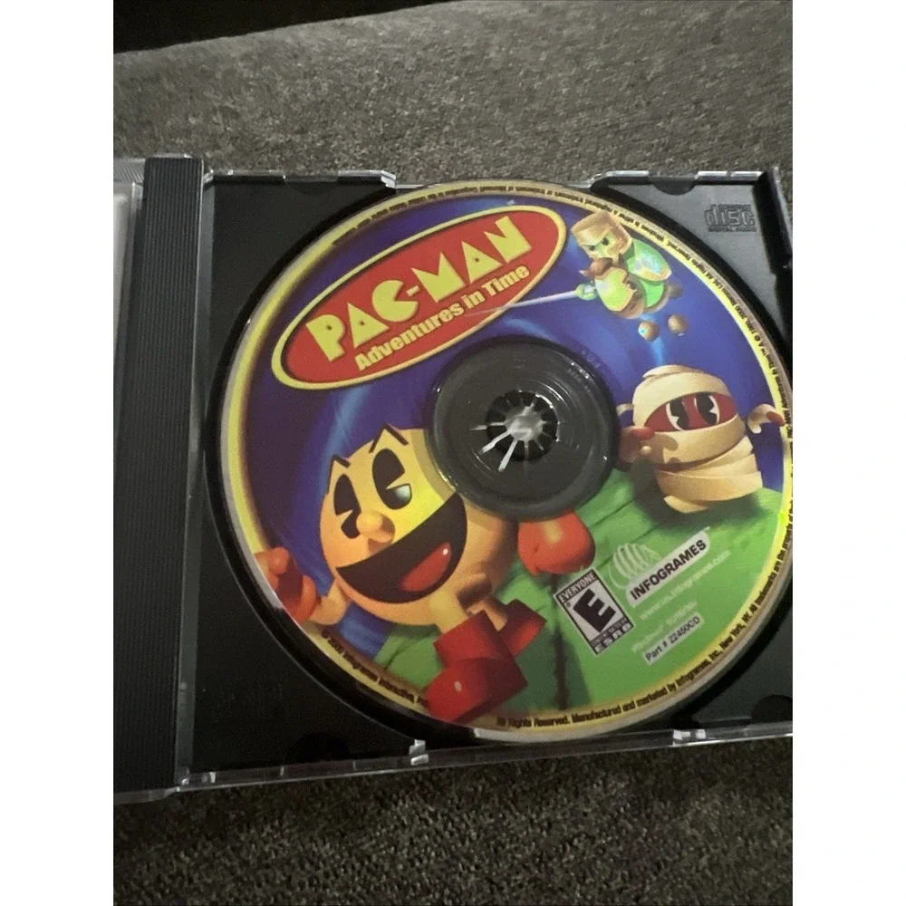 Infogrames Pac-Man Adventures in Time PC Game One Size Blue Retro 3D Maze Game